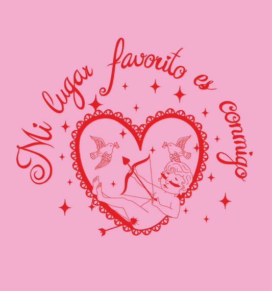 Playera "Mi lugar favorito es conmigo"